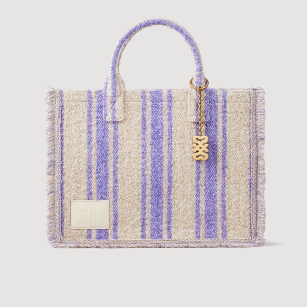 Sandro Stripy Kasbah tote bag